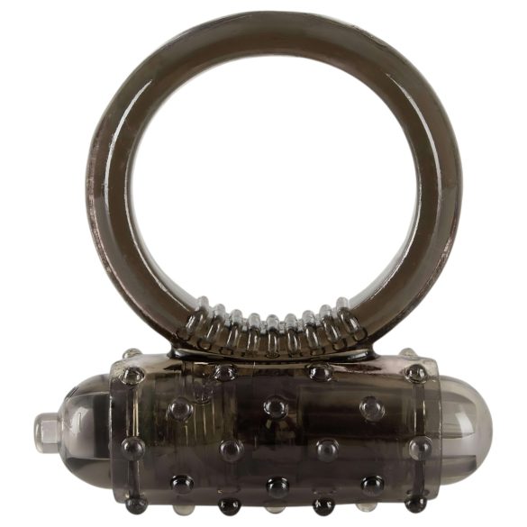 You2Toys - vibračný krúžok na penis - silikón - čierny