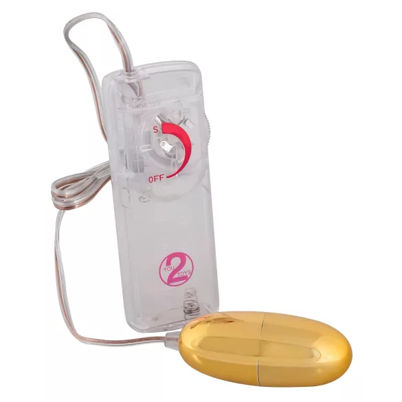 You2Toys - vibračné vajíčko - zlaté