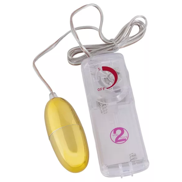 You2Toys - vibračné vajíčko - zlaté
