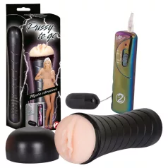   You2Toys - masturbátor vagina - vibrácie, diskrétny, mäkký