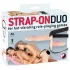 You2Toys - strap-on duo vibrátor - prírodná farba