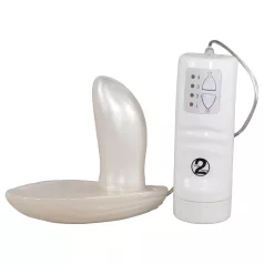You2Toys - nasadzovací vibrátor pre ženy - biela