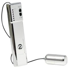 You2Toys - vibračné vajíčko - strieborné