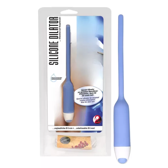 You2Toys - vibrátor do močovej trubice - silikónový - modrý