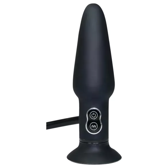 You2Toys - vibračný análny kolík s pumpou - čierny