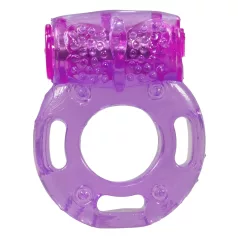   You2Toys - vibračný erekčný krúžok - jednorazový - fialový