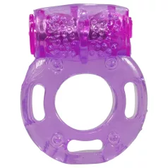   You2Toys - vibračný erekčný krúžok - jednorazový - fialový