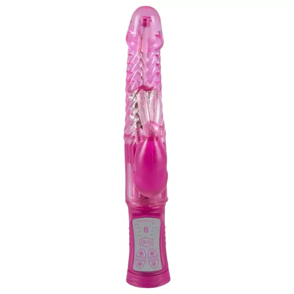 You2Toys - vibrátor s perličkami a zajačikom - fialový