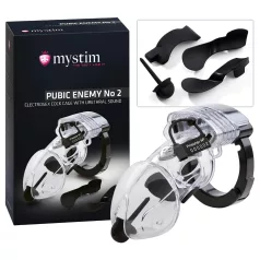 mystim Pubic Enemy No 2 - elektro penisová klietka