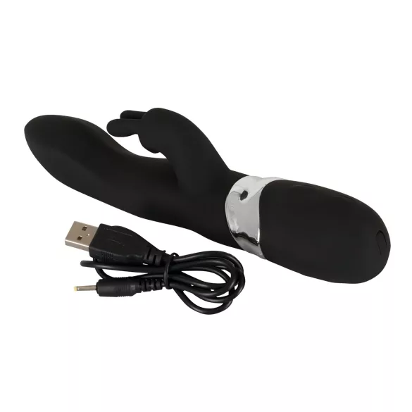 SMILE Blacky - vibrátor s 2 motormi - USB nabíjanie - čierny