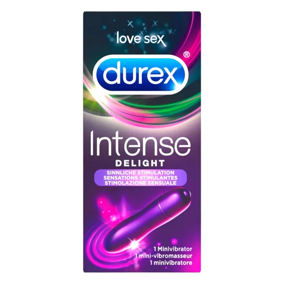 Durex - mini vibrátor - intenzívne potešenie - fialový