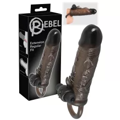 Rebel - vibračný návlek na penis - 19 cm