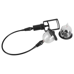 Bad Kitty - vibračný stimulátor bradaviek - čierny