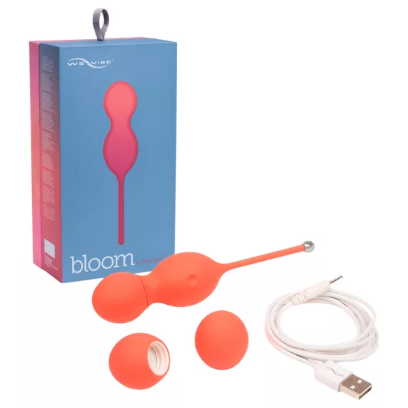 We-Vibe Bloom - venušine guličky - vymeniteľné závažia - oranžová
