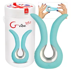   G-vibe Mini - vibrátor pre bod G - silikónový - USB nabíjanie - mätová farba