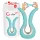 G-vibe Mini - vibrátor pre bod G - silikónový - USB nabíjanie - mätová farba