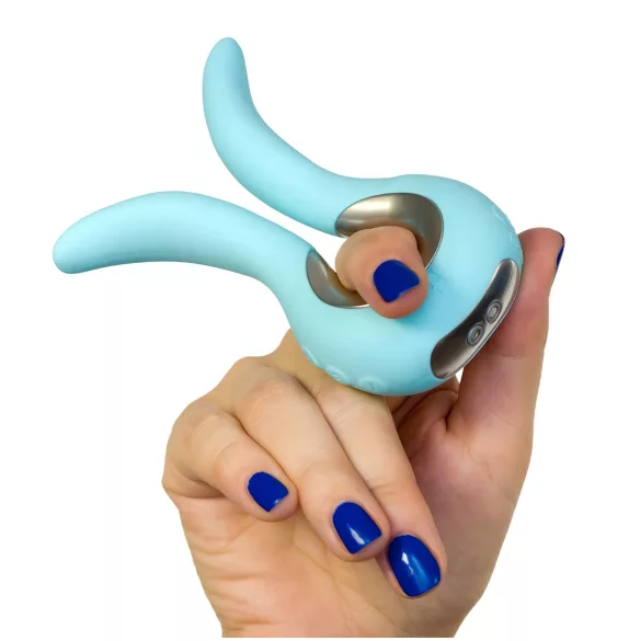 G-vibe Mini - vibrátor pre bod G - silikónový - USB nabíjanie - mätová farba
