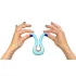 G-vibe Mini - vibrátor pre bod G - silikónový - USB nabíjanie - mätová farba
