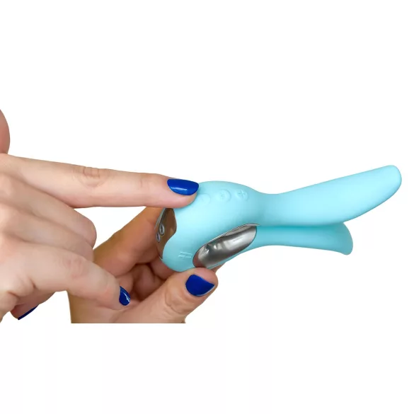 G-vibe Mini - vibrátor pre bod G - silikónový - USB nabíjanie - mätová farba