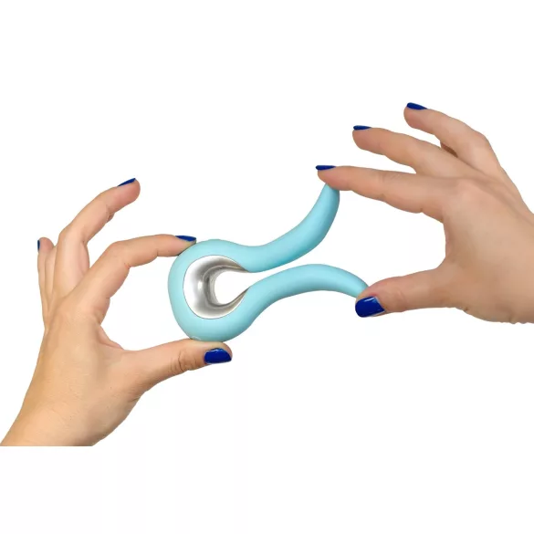 G-vibe Mini - vibrátor pre bod G - silikónový - USB nabíjanie - mätová farba