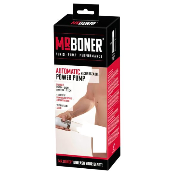 Mister Boner Automatic - automatická nabíjateľná pumpa na penis