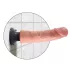 King Cock - vibrátor s prísavkou - 23 cm - telová farba