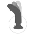 King Cock - vibrátor s prísavkou - 23 cm - telová farba