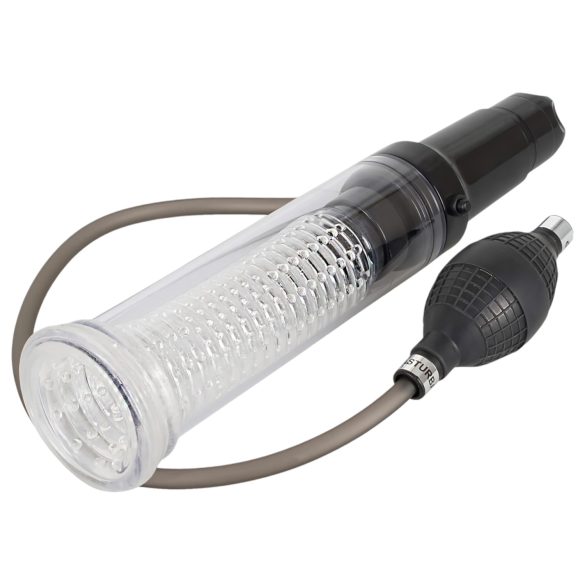 You2Toys - 2v1 - pumpa a masturbátor v jednom (priehľadná)