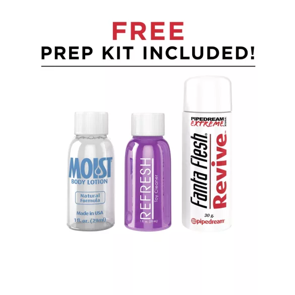 PDX - masturbátor pre mužov - sání a vibrácie - čierny