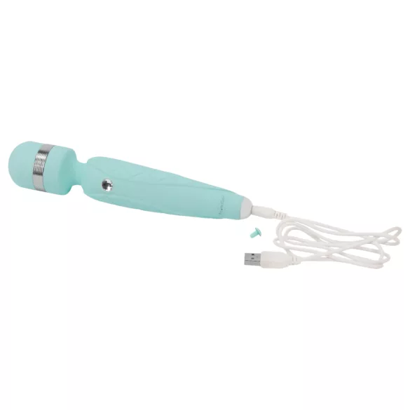 Pillow Talk Cheeky Wand - vibrátor na masáže - dobíjací - tyrkysový