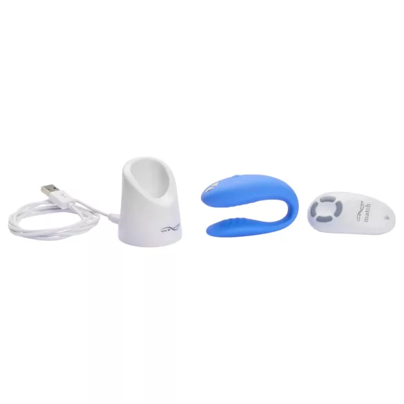 We-Vibe Match - párový vibrátor - vodotesný, nabíjateľný - modrý