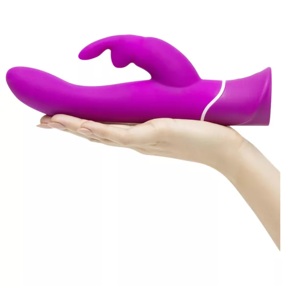 Happyrabbit Curve - vibrátor s dráždičom klitorisu - vodeodolný - fialový