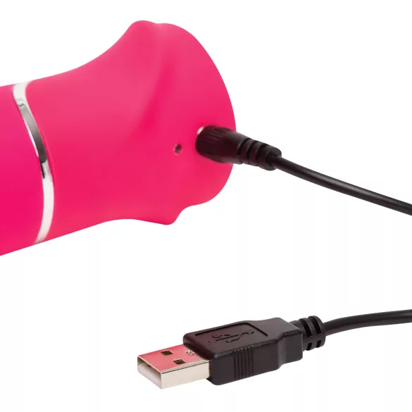 Happyrabbit Thrusting - vibračný masturbátor s pohyblivým klitoris stimulátorom
