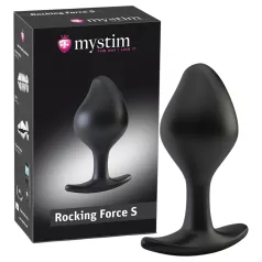   mystim Rocking Force S - elektro análny kolík - malý (čierny)
