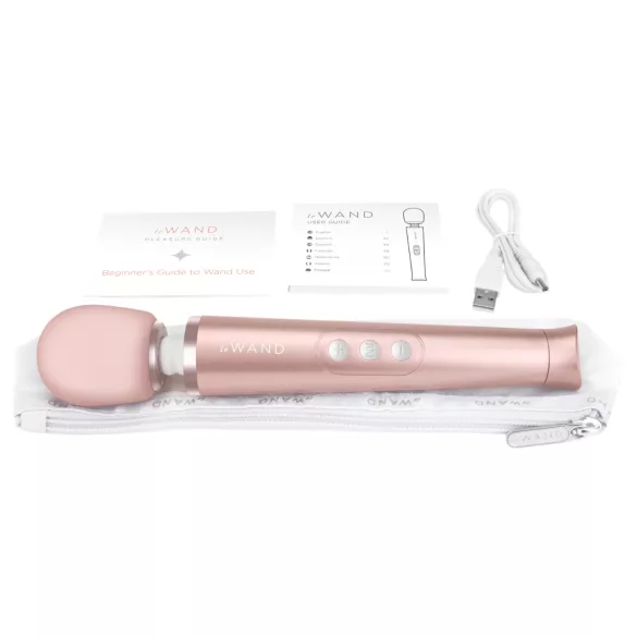 le WAND Petite prémiový wand vibrátor (Rose Gold)