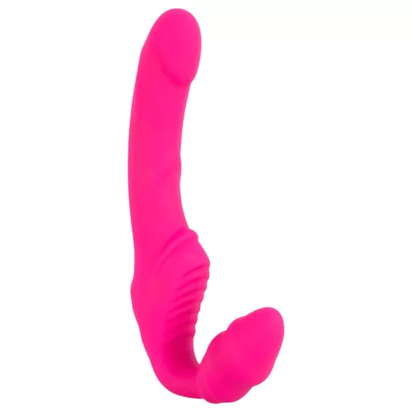 You2Toys - Double2Teaser - pripínací vibrátor bez popruhov (ružový)