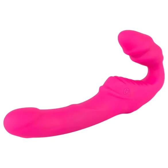 You2Toys - Double2Teaser - pripínací vibrátor bez popruhov (ružový)