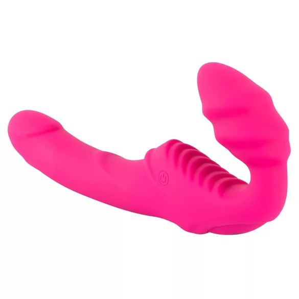 You2Toys - Double2Teaser - pripínací vibrátor bez popruhov (ružový)
