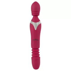 Javida Thrusting - 3v1 masážny vibrátor (červený)