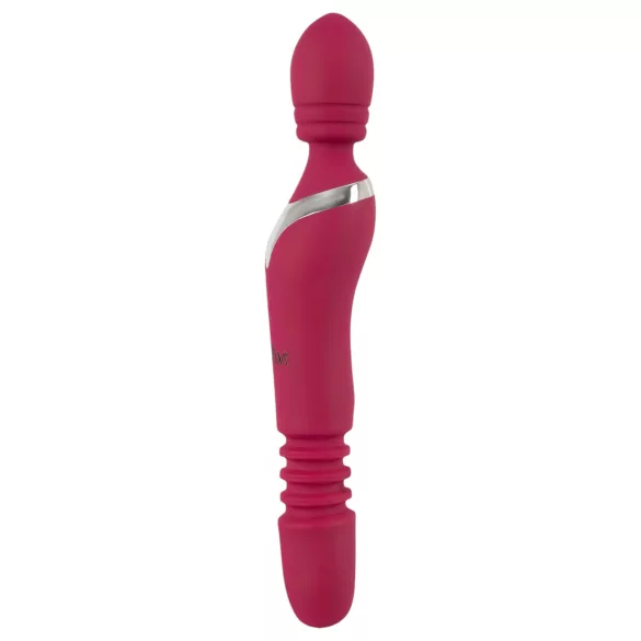 Javida Thrusting - 3v1 masážny vibrátor (červený)