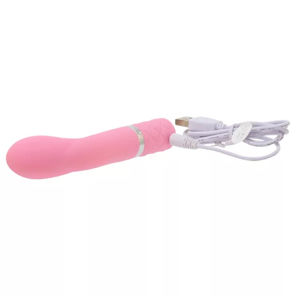 Pillow Talk Racy - akumulátorový, úzky G‑bodový vibrátor (ružový)