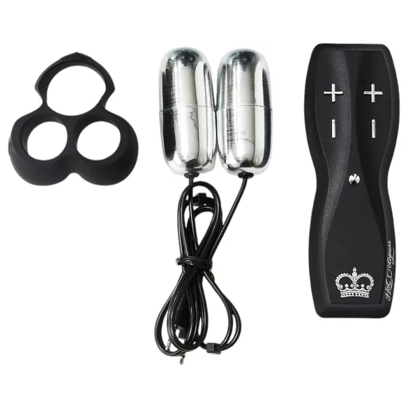 HOT Octopuss JETT - vibračný stimulátor penisu - 2 motory - čierny