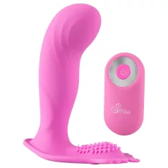   SMILE G-Spot Panty - nositeľný akumulátorový, rádiový vibrátor (ružový)