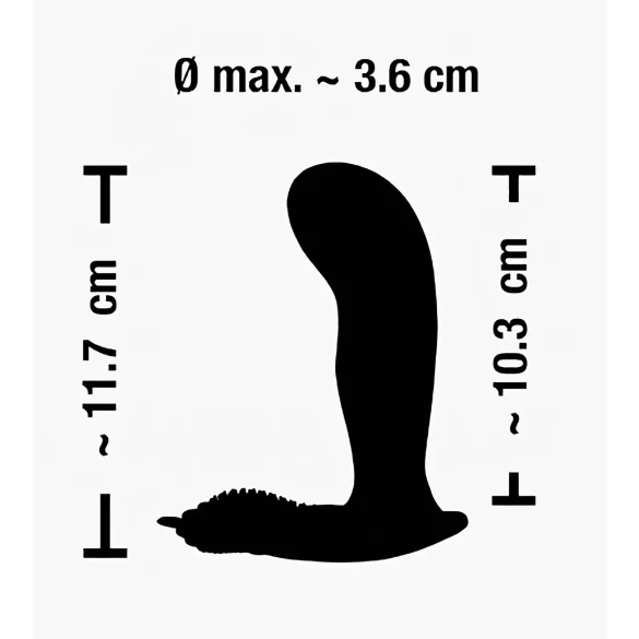SMILE G-Spot Panty - nositeľný akumulátorový, rádiový vibrátor (ružový)