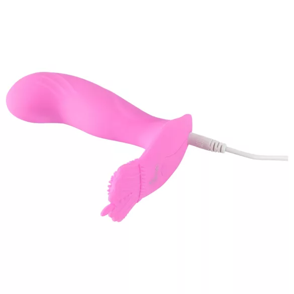 SMILE G-Spot Panty - nositeľný akumulátorový, rádiový vibrátor (ružový)