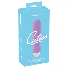   Cuties - mini vibrátor - nabíjateľný, silikónový - fialový