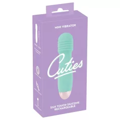 Cuties - mini masážny vibrátor - nabíjateľný - zelený