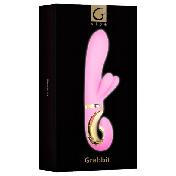 G-Vibe GRabbit - vibrátor na G-bod s 3 motormi - nabíjateľný - ružový