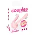 Couples Choice - vibrátor pre páry s 2 motormi - ružový