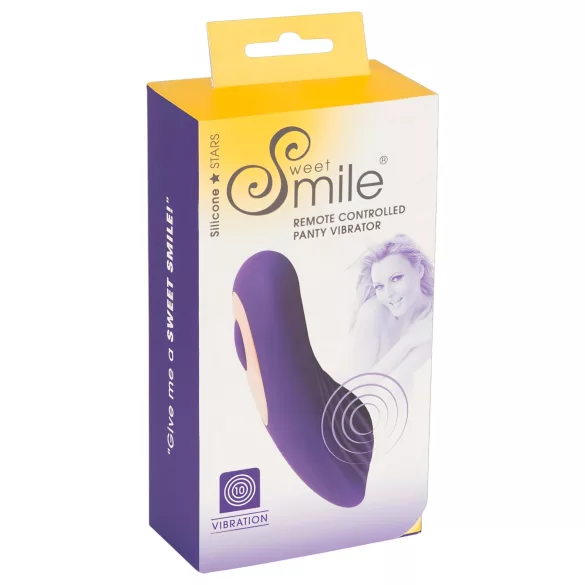 SMILE - vibračné nohavičky - diaľkové ovládanie - fialová